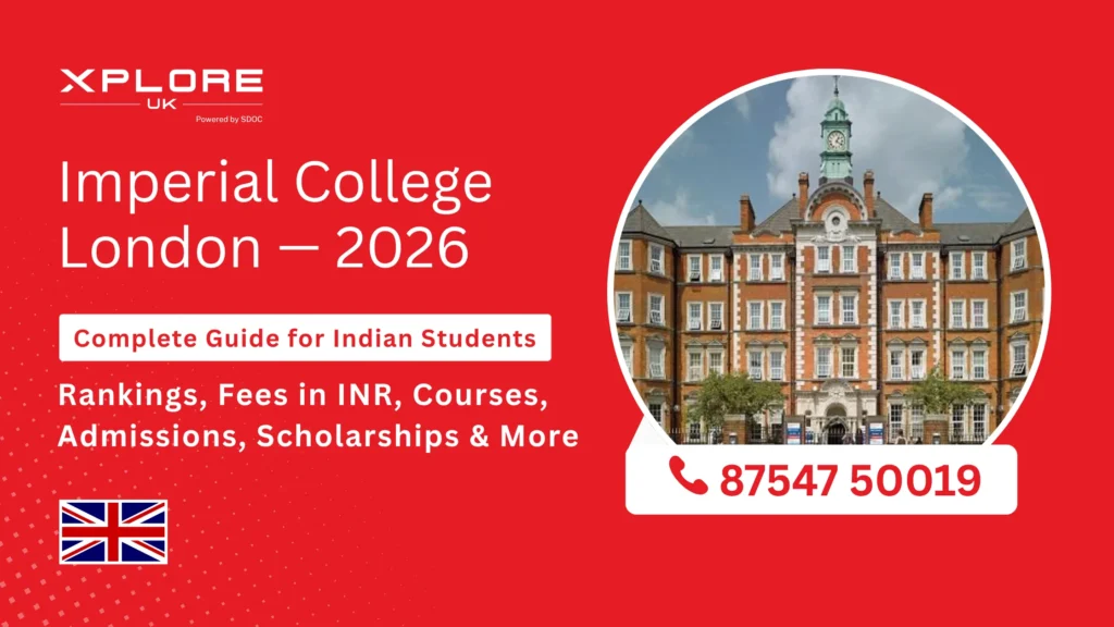 Imperial College London campus building view for study abroad students