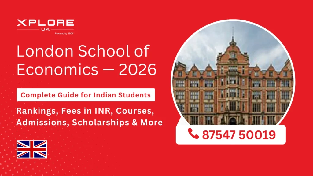 London School of Economics campus buildings and student area in central London.