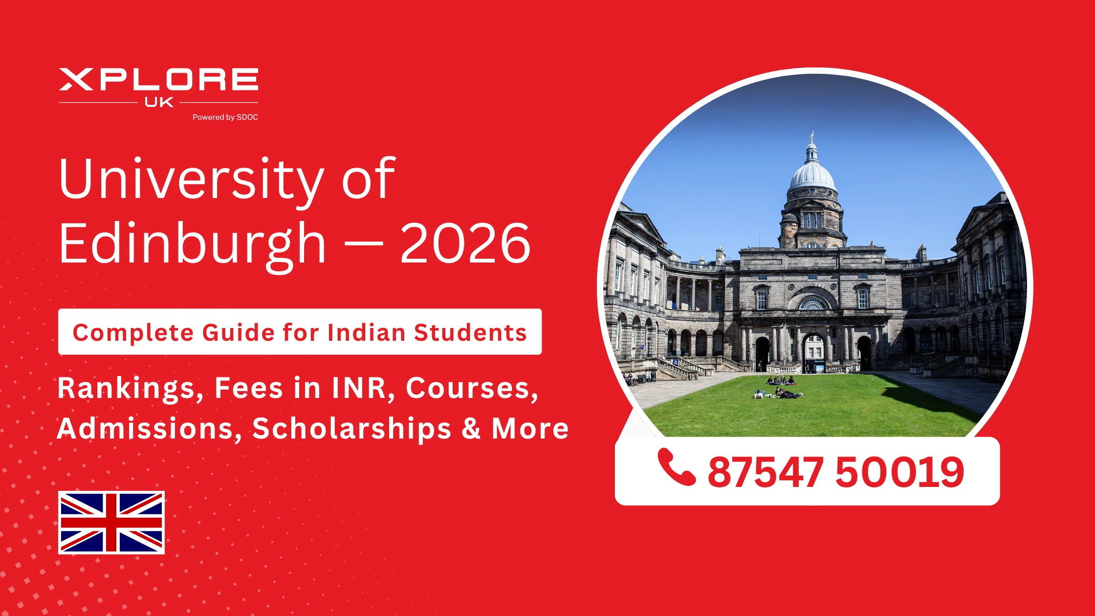 University of Edinburgh historic campus buildings and skyline in Edinburgh Scotland