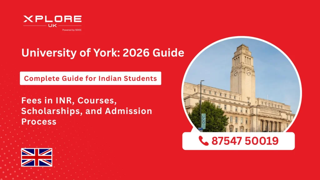 University of York campus UK for Indian students guide 2026